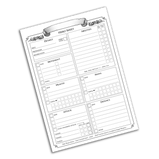 Treasure Horde Hero Sheet